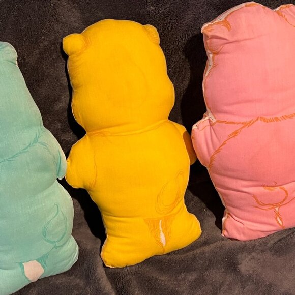 Care Bears Cut and Sew Plush Toys Fabric Panel 1980s Rare lot Of 4 12” tall hand - Picture 6 of 11